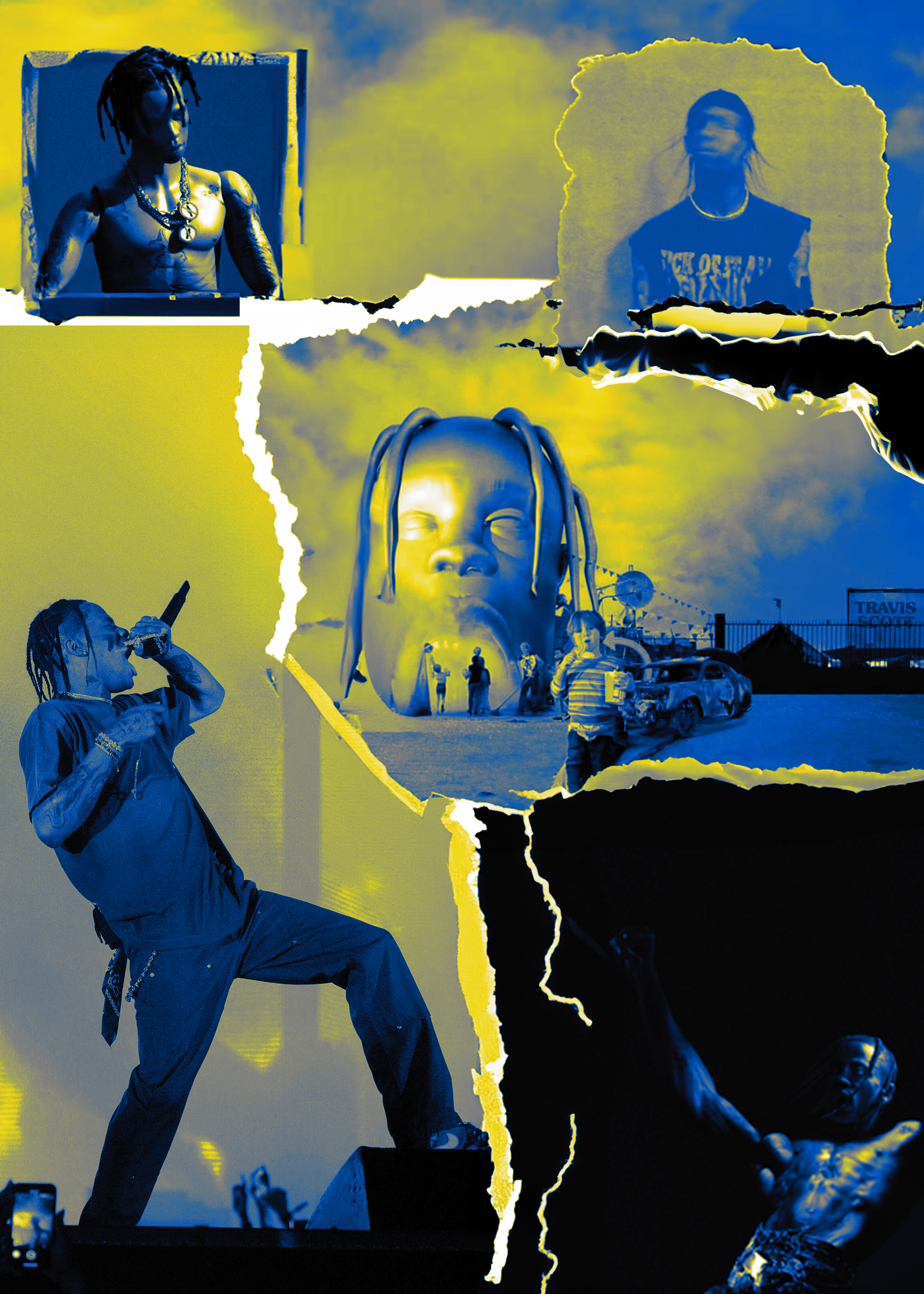 Travis Scott-Poster Artwork by Azatnrsvr on DeviantArt