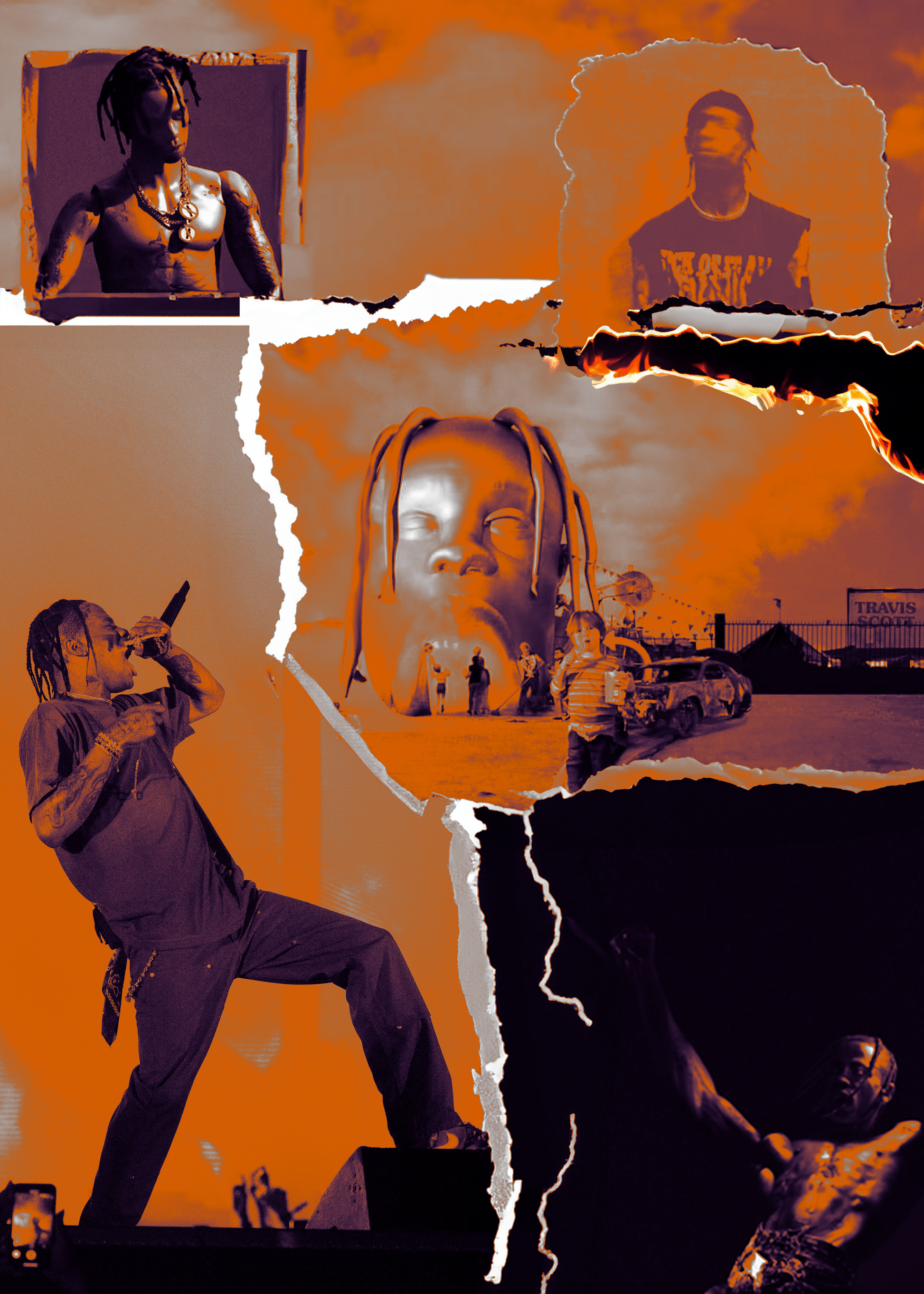 Travis Scott-Poster Artwork by Azatnrsvr on DeviantArt